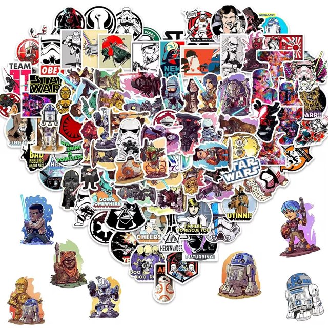 Paquete de 100 pegatinas de Disney para niños, pegatinas de princesas, pegatinas de personajes de dibujos animados lindos, pegatinas de película, pegatinas decorativas para niños, adolescentes, adulto