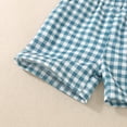 thumbnail image 5 of Toddler Clothes for Boys Kids Baby Outfits Sets Unisex Spring Summer Embroidery Print Short-sleeved Casual 6M 12M 18M 24M 3T 4T Tees and Shorts T-shirt Tops 2PCS Set, 5 of 9