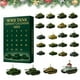 thumbnail image 1 of Calendario de Adviento de Tanques de la Segunda Guerra Mundial 2026 | 24 adornos detallados de tanques militares en miniatura | Objetos de colección históricos para veteranos entusiastas y, 1 of 6