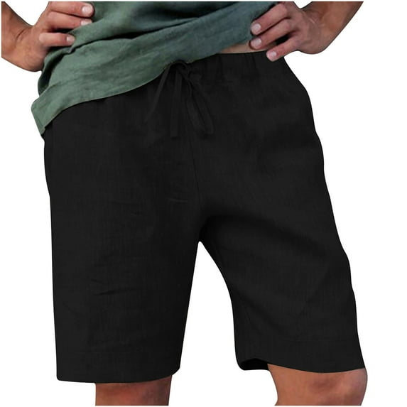 Abcnature Men's Athletic Shorts, Sports Gym Running Short Pants, Fashion Men Pocket Bandage Resilience Leisure Time Tooling Shorts, Cargo Casual Hiking Shorts Black XXL