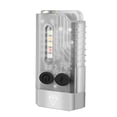 thumbnail image 1 of Mini EDC Linternas Zumbador 1000LM Luz UV (Transparente Fluorescente) Blanco, 1 of 2