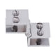 thumbnail image 1 of Bisagra de puerta de vidrio para gabinete, abrazadera para gabinete de vino de cobre de 0,19-0,31 pulgadas, duradera, fácil de instalar, accesorios, Estilo B, 1 of 7