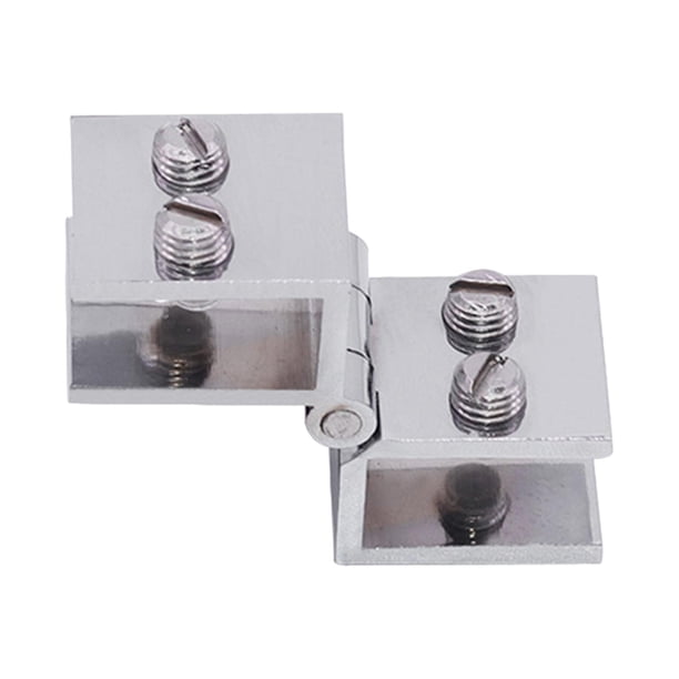 Bisagra de puerta de vidrio para gabinete, abrazadera para gabinete de vino de cobre de 0,19-0,31 pulgadas, duradera, fácil de instalar, accesorios, Estilo B