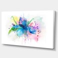 thumbnail image 2 of Illustration Aquarelle d'Iris - Grande Impression sur Toile d'Animaux, 2 of 4