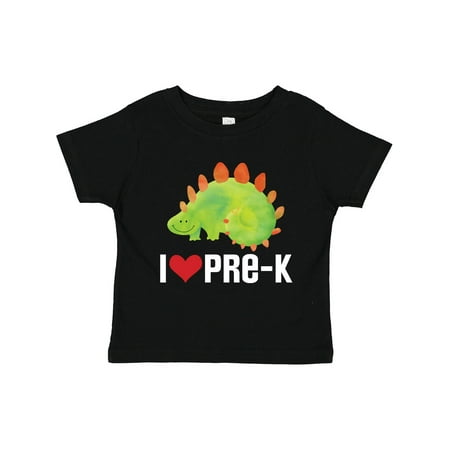 

Inktastic Preschool I Love Pre K Dinosaur Gift Toddler Boy or Toddler Girl T-Shirt