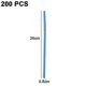 thumbnail image 2 of 200 Extra-Long Flexible Plastic Drinking Straws, Colorful Disposable Bendable Party Straws for Fun Gatherings_c*, 2 of 5