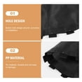 thumbnail image 2 of Black Trampoline Mat with Mesh Design for Outdoor Use PP Material 79 Inches Diameter, 2 of 9