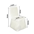 thumbnail image 3 of BalsaCircle Ivory Polyester Banquet Chair Cover Slipcovers for Wedding Party, 3 of 7