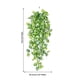 thumbnail image 3 of Colgante de Pared Verde Artificial, Decoración de Interiores, Colgante de Pared de Plástico Verde, Flor Colgante de Pared, Falso Verde, 3 of 6