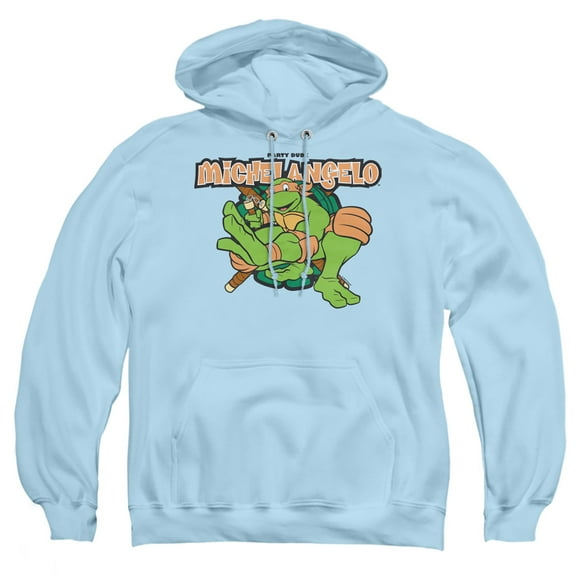 TMNT Teenage Mutant Ninja Turtles Party Dude Michelangelo Unisex Adult Pull-Over Hoodie