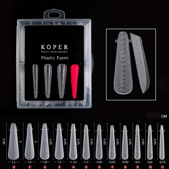 Uñas postizas 120 piezas con diseño de serpiente, cobertura completa, puntas de uñas de gel para extensión de uñas, uñas de gel para uñas acrílicas.
