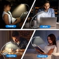 thumbnail image 2 of Lámpara de lectura LED con protección para los ojos, atenuación continua con control táctil, cuello flexible ajustable de 360° para una lectura cómoda, 2 of 6