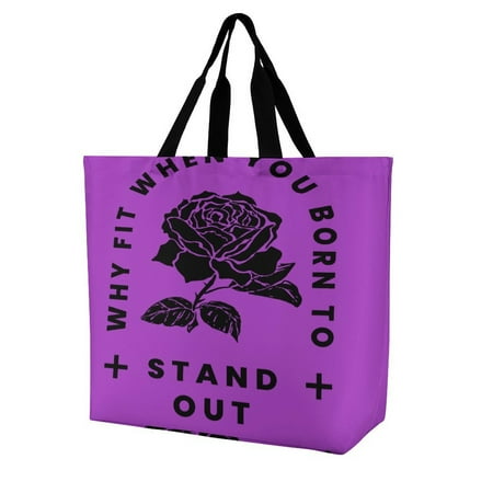 Rose T-shirt Women s Casual Shoulder Bag Shopping Bag Lady Handbag Eco Reusable Large Tote Shopper Storage Bags