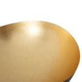 thumbnail image 6 of NOVA of California Luna Bella Torchiere Floor Lamp - Matte Black & Gold-Leaf Shade, Weathered Brass, Black Marble Base, Dimmer, 6 of 12