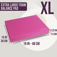 thumbnail image 2 of PRISP Large Foam Balance Pad - High-Density Stability Training Mat for Yoga, Fitness, Home Gym, Physical Therapy and Coordination Exercises; Workout Equipment, Balancing Board Knee Cushion, 2 of 8