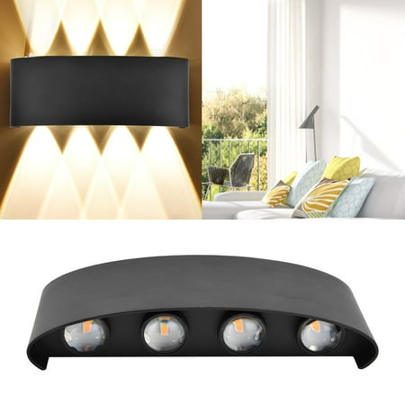 

ACOUTO Wall Lighting Lamp LED Wall Light LED Wall Light 8W Waterproof Decorating Lighting Lamps For Living Room Bedroom 85‑265V