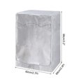 thumbnail image 2 of Uxcell Washer Cover Dustproof, Front Load Washing Machine Cover, 98x69x82cm (XXL) Silver Waterproof Cover for Washer, 2 of 4