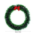 thumbnail image 3 of Mecorevxz 11.8Inch Christmas Wreath Christmas Indoor Hanging Scene Arrangement Wall Decoration for Christmas Decor and Front Door, 3 of 7