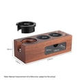 thumbnail image 4 of Espresso Espresso Tamping Station Wooden Espresso Tamper Holder 3 Holes for 51mm to 58mm Universal Portafilters Tampers Levelers Coffee Espresso Machine Accessories Coffee Station, 4 of 7