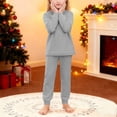 thumbnail image 2 of BLVB Girls 2 Piece Outfits Casual Clothing Sets Long Sleeve Pullover Tops and Jogger Pants Kids Tracksuit Set 5-16 Years, 2 of 7