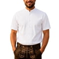 thumbnail image 6 of VeFlora Men's Oktoberfest Outfits, Short Sleeve Button Down Oktoberfest Shirts for Men, October Festival Dress Shirt, Casual Top for Oktoberfest, Party and Daily Wear(White3/S), 6 of 6