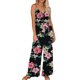 thumbnail image 1 of Mono sin mangas Sunloudy para mujer con estampado floral, correas ajustables, cuello en V profundo, cintura alta, ropa de verano Sunloudy  S M L XL XXL, 1 of 7