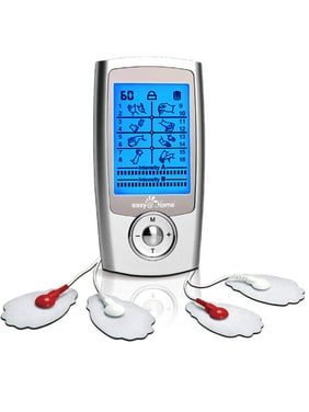 Easy@Home Rechargeable TENS Unit Muscle Stimulator, Electric Pain relief Pulse Massager with 16 EMS or TENS Massage Modes and 20 Intensity Levels - EHE029N
