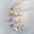 thumbnail image 1 of Pegatina atrapasueños de cristal para habitación de niños, efecto 3D, mariposa hermosa, decoración del hogar, 12 piezas, 1 of 4