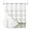 Green, variant on No Hook Shower Curtain, Sage Green Stripe Small Shower Curtains with Snap in Liner, Modern Rustic Horizontal Green Striped Waterproof Washable Fabric Bathroom Curtain Sets, 36"W x 72"L