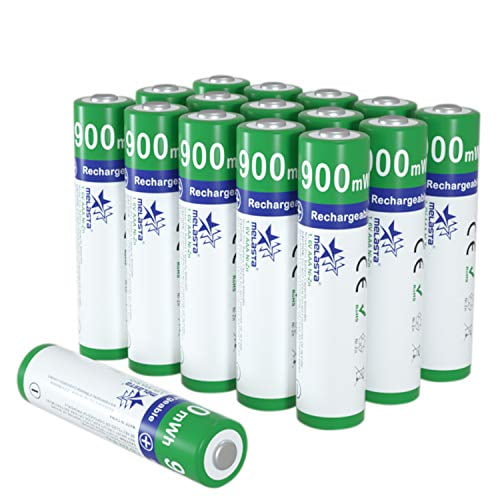 Melasta 16 Count a Nizn Rechargeable Batteries 1 6v 900mwh a Battery For Solar Light Cordless Phone Alarm Clock Mouse Walmart Com