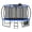 Blue, variant on Jumpfly Trampoline 10FT Trampoline with Basketball Hoop-Curved Poles Reinforced Recreational Trampolines with Enclosure And Ladder-Outdoor Trampoline for Kids