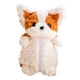 thumbnail image 2 of Estuche portátil con forma de perro de peluche para lápices, neceser y organizador de artículos de papelería. Naranja, 2 of 9