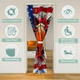 thumbnail image 2 of Erosebridal Basketball Door Curtain For Doorways 34x80 Teens, American Flag Door Curtain For Doorways 34x80, 2 of 5