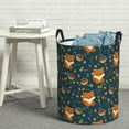 thumbnail image 6 of Fotbe Cute plant fox Pattern Laundry Basket with Handles, Waterproof Large Laundry Hamper, Wash Bag for Corner Dorm, Rolling Laundry Basket with Handles-Small, 6 of 6