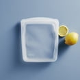 thumbnail image 3 of Stasher Premium Food-Grade Silicone Reusable Food Storage Container, Holds 64 oz, Leak Free Pinch Loc Seal, Clear, 1 Bag, Mother's Day Gifting, 3 of 10