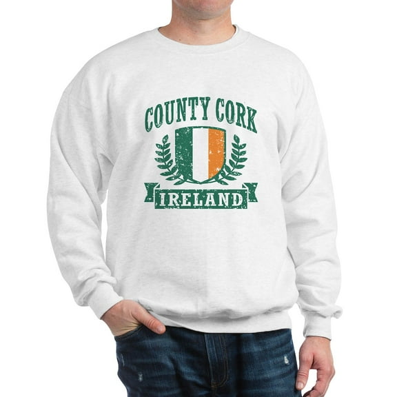 CafePress - County Cork Ireland Sweatshirt - Crew Neck Sweatshirt