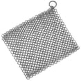 thumbnail image 1 of Limpiador de sartenes de hierro fundido de acero inoxidable Raspador de hierro fundido 316 Fregador de malla de acero para sartenes de hierro fundido, sartenes pre-curadas, sartenes para plancha,, 1 of 6