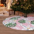 thumbnail image 6 of Rateoe Lilies Flowers Print Christmas Tree Skirt 30" for Xmas Holiday New Year Party Circle Tree Mat Ornaments Decoration, 6 of 7