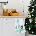 thumbnail image 3 of Cheapark Christmas Embroidered Towels - Waffle Weave Dish Towels For Restaurant & Kitchen, Festive Christmas Decorative Towels For Home, 3 of 6