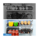 thumbnail image 5 of Organizador de refrigerador de 2 paquetes, organizador de cajón extraíble para refrigerador, huevos y frutas, 5 of 8