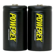 Maha Powerex Precharged 1.2V 10000mAh Low Self-Discharge Rechargeable D NiMH Battery, 2-Pack