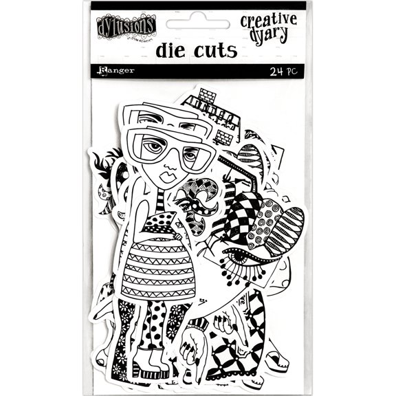 Dyan Reaveley's Dylusions Creative Dyary Die Cuts