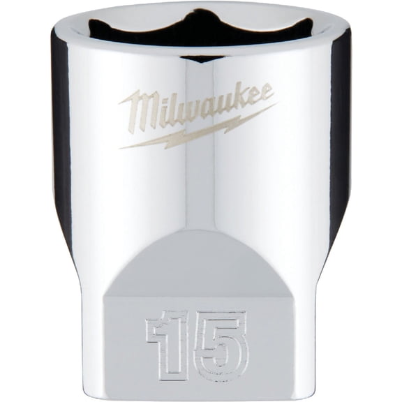 Milwaukee-45-34-9041 1/4 in. Drive 15mm Metric 6-Point Socket