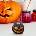 thumbnail image 4 of Decoraciones de Halloween, adornos de Halloween, regalos de Halloween, adornos de decoración del hogar de Halloween, artesanías de resina, modelos de calabazas fantasma, calabazas con cara de gato, de, 4 of 5