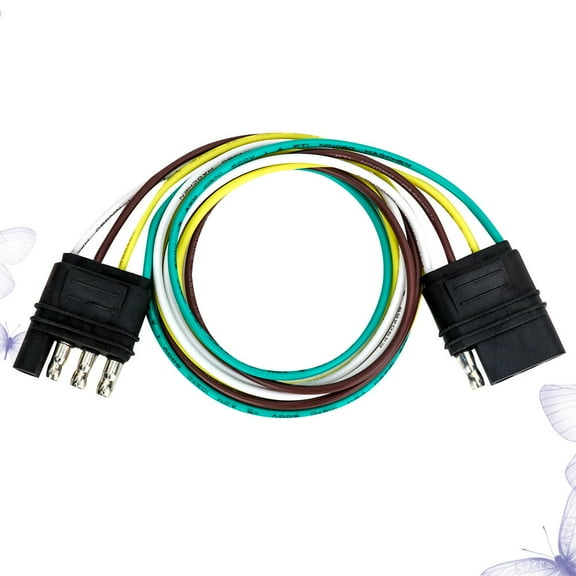 NIYANGLE 1Pcs Trailer Wiring Converter For Brake Lights Connection 65*3.5cm