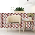 thumbnail image 4 of Azulejos para baño y cocina Adhesivos para azulejos, patrón de mármol Mosaico Decoración adhesiva impermeable, 4 of 5
