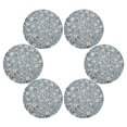 thumbnail image 7 of Round Plate Mat 15.4x15.4 Inchesx1 Placemat Table Mat Kitchen Mat Coffee Mat Fabric Thick, Strong Wear-Resistant, Heat Resistance Pretty Cloth Flowers, 7 of 7