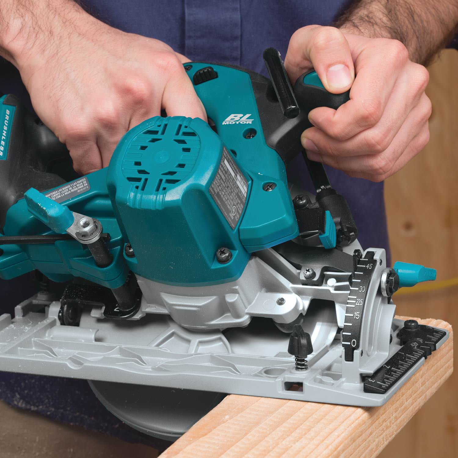 Makita 18 Volt Lithium Ion Brushless Cordless 6.5 Inch Circular Saw XSH03Z Walmart