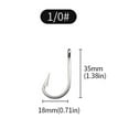 thumbnail image 2 of Universal Octopus Fishing Hook Lure Fishing Hook Line Connector Stainless Steel Fishing Tackles, 2 of 9