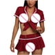 thumbnail image 4 of Traje de ropa interior dividida de policía sexy para mujer Uniforme de lencería sexy Fridja nalpqowj10568, 4 of 7